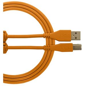 UDG U95002OR Câble USB 2.0 (A-B) Audio haut débit optimisé USB 2.0 A mâle vers B mâle, orange, 2 m - Publicité