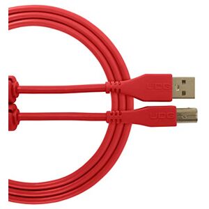 UDG Cable USB 2.0 (A-B) Droite Rouge 1M Câble audio  Ultimate Audio optimisé pour les DJ et les producteurs afin de maximiser leurs performances - Publicité