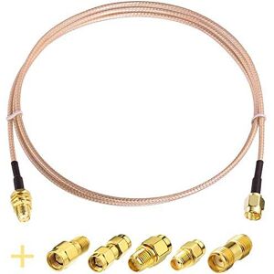 Superbat Câble SMA RG316 15cm Câble Rallonge Antenne WIFI Mâle vers Femelle(1 Pièce)+ Kit d'Adaptateur 5 Pièces pour WiFi/Ham Radio/GPS/Antenne 3G 4G LTE GSM - Publicité Superbat Câble SMA RG316 15cm Câble Rallonge Antenne WIFI Mâle vers Femelle(1 Pièce)+ Kit d'Adaptateur 5 Pièces pour WiFi/Ham Radio/GPS/Antenne 3G 4G LTE GSM - Publicité