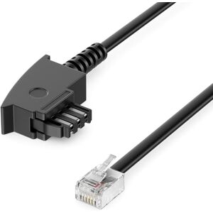 deleyCON 15m Câbles Téléphoniques TAE-F Mâle à RJ11 Mâle 6P4C Câble Plat Terminaux Analogiques à Prise Téléphonique TAE-F Téléphone Modem Routeur Répondeur Noir - Publicité deleyCON 15m Câbles Téléphoniques TAE-F Mâle à RJ11 Mâle 6P4C Câble Plat Terminaux Analogiques à Prise Téléphonique TAE-F Téléphone Modem Routeur Répondeur Noir - Publicité