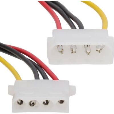 kenable Câble d'Extension d'alimentation Interne 4 Broches LP4 Molex Mâle vers Femelle 50cm pour Disques Durs et Lecteurs Optiques - Publicité kenable Câble d'Extension d'alimentation Interne 4 Broches LP4 Molex Mâle vers Femelle 50cm pour Disques Durs et Lecteurs Optiques - Publicité