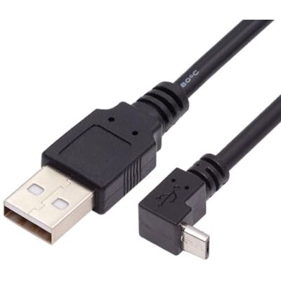 chenyang Câble USB vers Micro USB, USB 2.0 mâle vers Micro USB 5 broches mâle coudé à 90 degrés vers le haut, câble d'extension de transfert de données de charge 3,28 pieds/1,0 m - Publicité chenyang Câble USB vers Micro USB, USB 2.0 mâle vers Micro USB 5 broches mâle coudé à 90 degrés vers le haut, câble d'extension de transfert de données de charge 3,28 pieds/1,0 m - Publicité