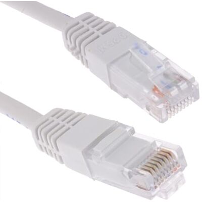 kenable Câble Réseau Ethernet RJ45 Cat 5e UTP Cuivre Blanc pour Internet Haut Débit Connexion LAN 3m - Publicité kenable Câble Réseau Ethernet RJ45 Cat 5e UTP Cuivre Blanc pour Internet Haut Débit Connexion LAN 3m - Publicité