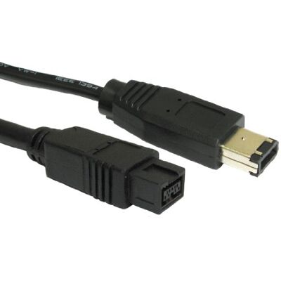 kenable Câble FireWire 800 IEEE 1394B 9 Broches vers 6 Broches 3m Noir pour Caméscope PC Ordinateur Portable - Publicité kenable Câble FireWire 800 IEEE 1394B 9 Broches vers 6 Broches 3m Noir pour Caméscope PC Ordinateur Portable - Publicité