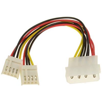 kenable Alimentation Diviseur câble 4 Broches Molex Vers 2 x 4 Broches Floppy Fiches - Publicité kenable Alimentation Diviseur câble 4 Broches Molex Vers 2 x 4 Broches Floppy Fiches - Publicité
