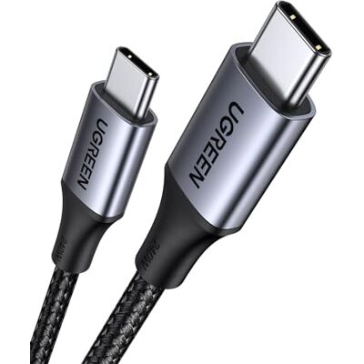 UGREEN Câble USB C PD 3.1 240W 5A 48V Charge Ultra Rapide (2M) Type C Nylon Tressé, Compatible avec MacBook iPad Ordinateur Portable de Jeu Série iPhone 17 Pro Max Air Galaxy S26 S25. Publicité UGREEN Câble USB C PD 3.1 240W 5A 48V Charge Ultra Rapide (2M) Type C Nylon Tressé, Compatible avec MacBook iPad Ordinateur Portable de Jeu Série iPhone 17 Pro Max Air Galaxy S26 S25. Publicité