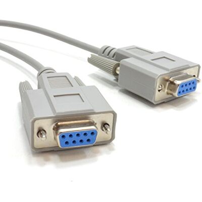 kenable Câble Null Modem Série RS232 DB9 Femelle vers Femelle pour Transfert de Données PC Récepteurs Satellite 10m Beige - Publicité kenable Câble Null Modem Série RS232 DB9 Femelle vers Femelle pour Transfert de Données PC Récepteurs Satellite 10m Beige - Publicité