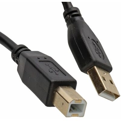 kenable Câble USB 2.0 Type A vers B Haute Vitesse 24AWG Blindé pour Imprimante Scanner Connecteurs Plaqués Or Noir 0,25m - Publicité kenable Câble USB 2.0 Type A vers B Haute Vitesse 24AWG Blindé pour Imprimante Scanner Connecteurs Plaqués Or Noir 0,25m - Publicité