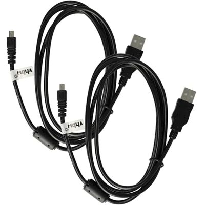 vhbw 2x Câble de données USB compatible avec Konica Minolta Dynax 7D 5D appareil photo Cordon adaptateur, 150 cm - Publicité vhbw 2x Câble de données USB compatible avec Konica Minolta Dynax 7D 5D appareil photo Cordon adaptateur, 150 cm - Publicité