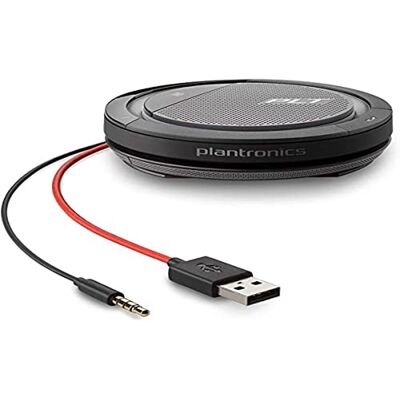 Plantronics Calisto 5200 USB-A + 3,5 mm Conférencier avec microphone et haut-parleur - Publicité Plantronics Calisto 5200 USB-A + 3,5 mm Conférencier avec microphone et haut-parleur - Publicité