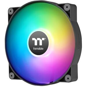 Thermaltake Ventilateur CT200 ARGB PWM, contrôlé PWM 500~900 tr/min, synchronisation de carte mère 5 V, 16,8 millions de couleurs 9 LED adressables, flux d'air 131,6 CFM, roulement hydraulique, 200 - Publicité Thermaltake Ventilateur CT200 ARGB PWM, contrôlé PWM 500~900 tr/min, synchronisation de carte mère 5 V, 16,8 millions de couleurs 9 LED adressables, flux d'air 131,6 CFM, roulement hydraulique, 200 - Publicité