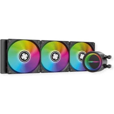 Xilence LQ360G.ARGB Watercooling AiO 360 mm pour AMD/Intel, effet Infinity Mirror, AM5/AM4, LGA 1851/1700/1200/1150/1151/1155/1156, 350 W TDP, 3x ventilateurs PWM ARGB 120 mm, gaming/streaming - Publicité Xilence LQ360G.ARGB Watercooling AiO 360 mm pour AMD/Intel, effet Infinity Mirror, AM5/AM4, LGA 1851/1700/1200/1150/1151/1155/1156, 350 W TDP, 3x ventilateurs PWM ARGB 120 mm, gaming/streaming - Publicité