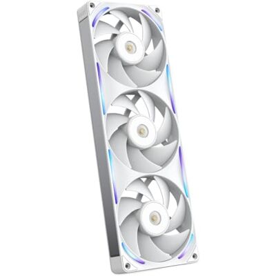 NZXT F360X Ventilateur monobloc 360mm PWM RGB Performance Blanc Unité monobloc 360mm avec trois ventilateurs RGB 120mm. Flux d'air et pression statique max, éclairage synchronisé CAM. Publicité NZXT F360X Ventilateur monobloc 360mm PWM RGB Performance Blanc Unité monobloc 360mm avec trois ventilateurs RGB 120mm. Flux d'air et pression statique max, éclairage synchronisé CAM. Publicité