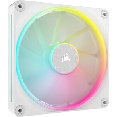 Corsair iCUE Link LX140 RGB 140 mm PWM Ventilateur Paquet Unique – Double Boucles Lumineuses – Requiert Le iCUE Link System Hub (Vendu Séparément) – Technologie AirGuide – Blanc - Publicité Corsair iCUE Link LX140 RGB 140 mm PWM Ventilateur Paquet Unique – Double Boucles Lumineuses – Requiert Le iCUE Link System Hub (Vendu Séparément) – Technologie AirGuide – Blanc - Publicité