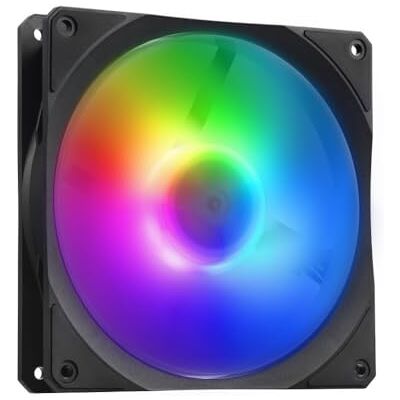 Cooler Master Mobius 140P ARGB Ventilateur pour Radiateur Design Ring Blade (PWM), Roulement à Boucle Dynamique (Max. 76.5CFM, 2.3mmH2O, 30dBA), Cadre Chanfreiné Air-Focus, ARGB Gen 2 - Publicité Cooler Master Mobius 140P ARGB Ventilateur pour Radiateur Design Ring Blade (PWM), Roulement à Boucle Dynamique (Max. 76.5CFM, 2.3mmH2O, 30dBA), Cadre Chanfreiné Air-Focus, ARGB Gen 2 - Publicité