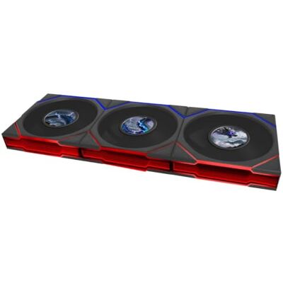 Lian-Li UNI FAN TL LCD FLEX Lot de 3 ventilateurs sans fil 120 mm Noir, lot de 3 avec contrôleur, PWM, flux d'air jusqu'à 112,1 m³/h, pression 2,7 mmH₂O, écran LCD 1,8", ARGB, Daisy Chain - Publicité Lian-Li UNI FAN TL LCD FLEX Lot de 3 ventilateurs sans fil 120 mm Noir, lot de 3 avec contrôleur, PWM, flux d'air jusqu'à 112,1 m³/h, pression 2,7 mmH₂O, écran LCD 1,8", ARGB, Daisy Chain - Publicité