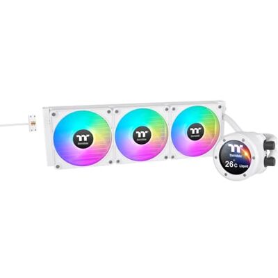 Thermaltake TH360 V2 Ultra EX Snow ARGB Refroidissement liquide AIO pour processeur 360mm TFT-LCD 2,1" 480x480 Connexion MagForce 2.0 3 ventilateurs CT120 EX ARGB Sync PWM-Intel LGA1851/1700&AMD AM5 - Publicité Thermaltake TH360 V2 Ultra EX Snow ARGB Refroidissement liquide AIO pour processeur 360mm TFT-LCD 2,1" 480x480 Connexion MagForce 2.0 3 ventilateurs CT120 EX ARGB Sync PWM-Intel LGA1851/1700&AMD AM5 - Publicité