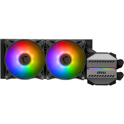 MSI MAG CORELIQUID M240 Kit AIO Watercooling CPU, Pompe de Radiateur Intégrée, Disposition Split-Flow, Tuyaux Anti-Évaporation, Compatible AMD & Intel - Publicité MSI MAG CORELIQUID M240 Kit AIO Watercooling CPU, Pompe de Radiateur Intégrée, Disposition Split-Flow, Tuyaux Anti-Évaporation, Compatible AMD & Intel - Publicité