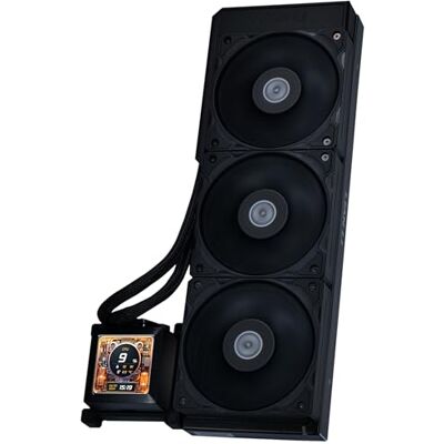 Lian-Li Hydroshift 360 AIO Ventilateurs pré-installés de 3 x 28 mm Chemin de liquide de refroidissement monté sur le côté Écran LCD 2,8" Résolution 480 × 480 Captures d'écran capturées ou - Publicité Lian-Li Hydroshift 360 AIO Ventilateurs pré-installés de 3 x 28 mm Chemin de liquide de refroidissement monté sur le côté Écran LCD 2,8" Résolution 480 × 480 Captures d'écran capturées ou - Publicité