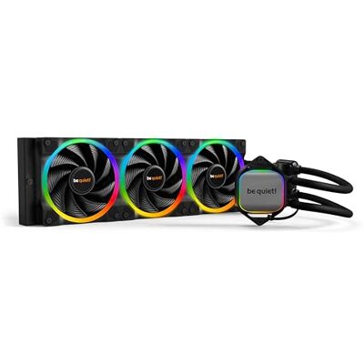 be quiet! be quiet ! Pure Loop 2 FX 360mm, refroidissement par eau tout-en-un, 3 ventilateurs Light Wings 120mm PWM high-speed, 18 LED ARGB, bloc de refroidissement éclairé, hub ARGB-PWM, BW015 - Publicité be quiet! be quiet ! Pure Loop 2 FX 360mm, refroidissement par eau tout-en-un, 3 ventilateurs Light Wings 120mm PWM high-speed, 18 LED ARGB, bloc de refroidissement éclairé, hub ARGB-PWM, BW015 - Publicité