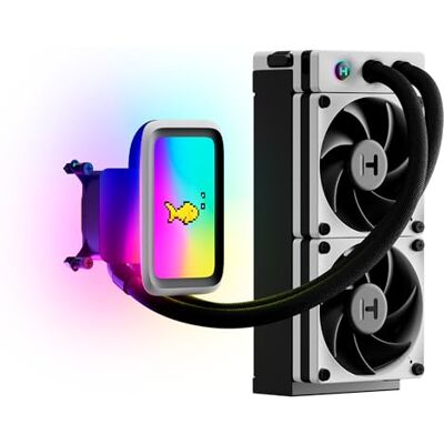 HYTE Thicc Q60 Processore Kit Di Raffreddamento A Liquido 12 Cm Nero, Bianco 2 Pz ( Indsats Med Bl?ser) - Publicité HYTE Thicc Q60 Processore Kit Di Raffreddamento A Liquido 12 Cm Nero, Bianco 2 Pz ( Indsats Med Bl?ser) - Publicité