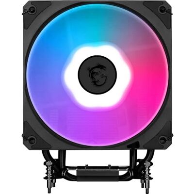 MSI MAG COREFROZR AA13 Ventirad pour processeur Quatre caloducs en cuivre de 6 mm à contact direct, ARGB, CycloBlade 7, pâte thermique pré-appliquée, ventilateurs à roulement à billes. Publicité MSI MAG COREFROZR AA13 Ventirad pour processeur Quatre caloducs en cuivre de 6 mm à contact direct, ARGB, CycloBlade 7, pâte thermique pré-appliquée, ventilateurs à roulement à billes. Publicité