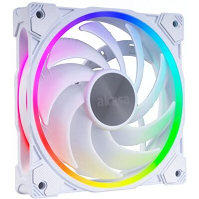 Akasa Soho AR Addressable-RGB Lüfter, weiß 120mm - Publicité Akasa Soho AR Addressable-RGB Lüfter, weiß 120mm - Publicité