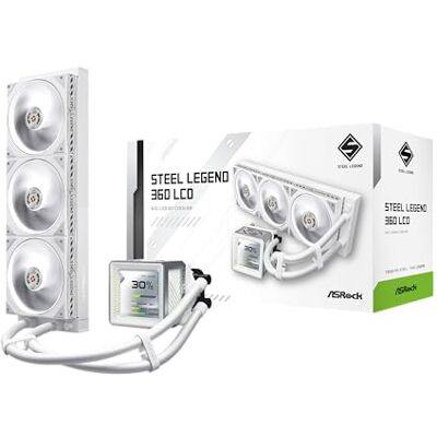 ASRock Steel Legend 360 LCD (90-ASLA36-WAAGA5) - Publicité ASRock Steel Legend 360 LCD (90-ASLA36-WAAGA5) - Publicité