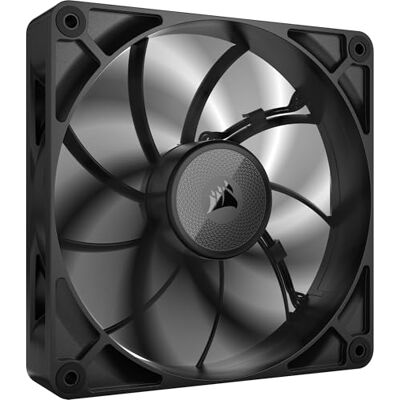 Corsair iCUE Link RX140 Max 140mm PWM Ventilateur Épais – Pression Statique Élevée – Liquid Crystal Polymer – Palier à Dôme Magnétique – Ventilateur Unique – Noir - Publicité Corsair iCUE Link RX140 Max 140mm PWM Ventilateur Épais – Pression Statique Élevée – Liquid Crystal Polymer – Palier à Dôme Magnétique – Ventilateur Unique – Noir - Publicité