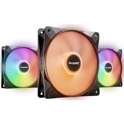 be quiet! Light Wings LX 120mm PWM high-speed ventilateur, Pack de 3 ventilateurs, hub éclairé et pales dépolies, des effets d'éclairage spectaculaires, 16 LED RGB adressables, 9 pales de ventilateur - Publicité be quiet! Light Wings LX 120mm PWM high-speed ventilateur, Pack de 3 ventilateurs, hub éclairé et pales dépolies, des effets d'éclairage spectaculaires, 16 LED RGB adressables, 9 pales de ventilateur - Publicité