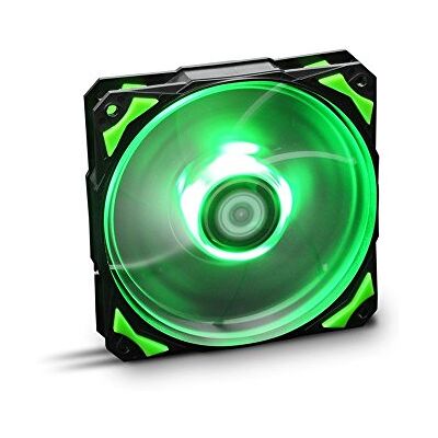 Xtreme NOX Hummer H-FAN -NXHUMMERF120LG- Ventilateur de boîtier PC 120 mm, LED lumineuses, 7 pales translucides, roulements hydrauliques, coins de support en caoutchouc, couleur vert noir - Publicité Xtreme NOX Hummer H-FAN -NXHUMMERF120LG- Ventilateur de boîtier PC 120 mm, LED lumineuses, 7 pales translucides, roulements hydrauliques, coins de support en caoutchouc, couleur vert noir - Publicité