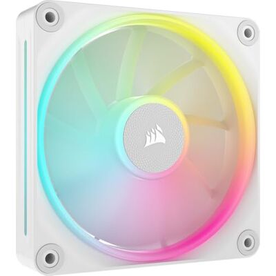 Corsair iCUE Link LX120 RGB 120 mm PWM Ventilateur Paquet Unique – Double Boucles Lumineuses – Requiert Le iCUE Link System Hub (Vendu Séparément) – Technologie AirGuide – Blanc - Publicité Corsair iCUE Link LX120 RGB 120 mm PWM Ventilateur Paquet Unique – Double Boucles Lumineuses – Requiert Le iCUE Link System Hub (Vendu Séparément) – Technologie AirGuide – Blanc - Publicité