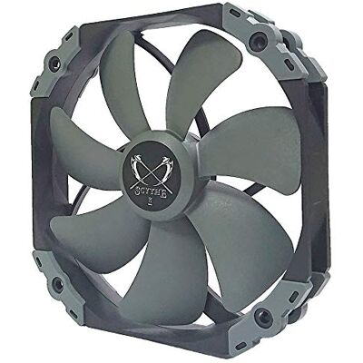 SCYTHE Ventilateur silencieux Kaze Flex 140 mm, PWM 300-1800 tr/min, cadre rond, vendu à l'unité - Publicité SCYTHE Ventilateur silencieux Kaze Flex 140 mm, PWM 300-1800 tr/min, cadre rond, vendu à l'unité - Publicité