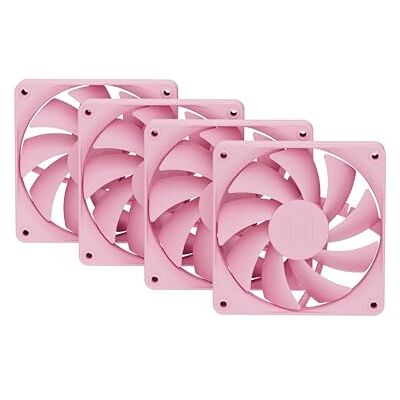 HYTE Flow FA12 Lot de 4 ventilateurs de boîtier PC de 120 mm, haute performance, faible bruit, 1500 tr/min, PWM à 4 broches, roulement dynamique fluide, lait de fraise (rose) - Publicité HYTE Flow FA12 Lot de 4 ventilateurs de boîtier PC de 120 mm, haute performance, faible bruit, 1500 tr/min, PWM à 4 broches, roulement dynamique fluide, lait de fraise (rose) - Publicité