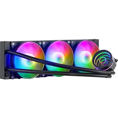 Mars Gaming MLONE360, Refroidissement Liquide CPU, TDP 550W, Miroir Infini, 3x Ventilateurs FRGB Silencieux, Multisocket Universel, Noir - Publicité Mars Gaming MLONE360, Refroidissement Liquide CPU, TDP 550W, Miroir Infini, 3x Ventilateurs FRGB Silencieux, Multisocket Universel, Noir - Publicité