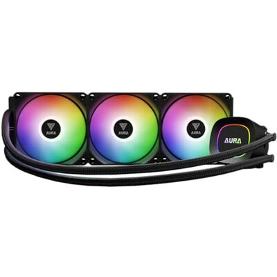 GAMDIAS Aura GL360 Refroidisseur d'eau ARGB AMD AM5 Intel LGA 1851 Noir - Publicité GAMDIAS Aura GL360 Refroidisseur d'eau ARGB AMD AM5 Intel LGA 1851 Noir - Publicité