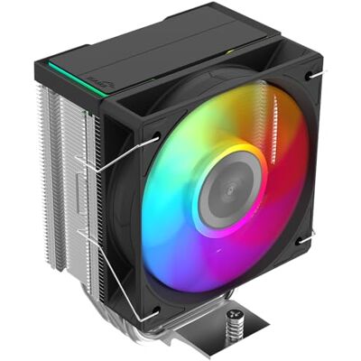SAMA Ventirad X40L Compact ARGB, 4 Caloducs, Intel/AMD, Argenté Tour Simple Low-Profile, Double Bandeau ARGB avec Vent. PWM Silencieux 100mm - Publicité SAMA Ventirad X40L Compact ARGB, 4 Caloducs, Intel/AMD, Argenté Tour Simple Low-Profile, Double Bandeau ARGB avec Vent. PWM Silencieux 100mm - Publicité