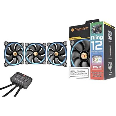 Thermaltake Ventilateur de boîtier CL-F042-PL12SW-B - Publicité Thermaltake Ventilateur de boîtier CL-F042-PL12SW-B - Publicité