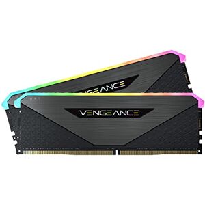 Corsair Vengeance RGB RT 16Go (2x8Go) DDR4 Jusqu'à 3200MHz C16 Mémoire de Bureau (Éclairage RGB Dynamique, Optimisé pour AMD 300/400/500 Series, Compatible avec Intel 300/400/500 Series) Noir - Publicité Corsair Vengeance RGB RT 16Go (2x8Go) DDR4 Jusqu'à 3200MHz C16 Mémoire de Bureau (Éclairage RGB Dynamique, Optimisé pour AMD 300/400/500 Series, Compatible avec Intel 300/400/500 Series) Noir - Publicité