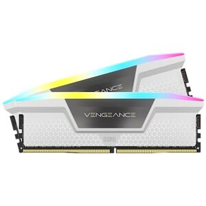 Corsair Vengeance RGB DDR5 RAM 32Go (2x16Go) Jusqu'à 6000MHz CL36 Mémoire Informatique Compatible Intel XMP iCUE Blanc (CMH32GX5M2B6000C36W) - Publicité Corsair Vengeance RGB DDR5 RAM 32Go (2x16Go) Jusqu'à 6000MHz CL36 Mémoire Informatique Compatible Intel XMP iCUE Blanc (CMH32GX5M2B6000C36W) - Publicité