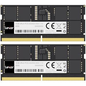 Lexar - SODIMM 2x16GB DDR5 - 5600MHz - Module RAM - Publicité Lexar - SODIMM 2x16GB DDR5 - 5600MHz - Module RAM - Publicité