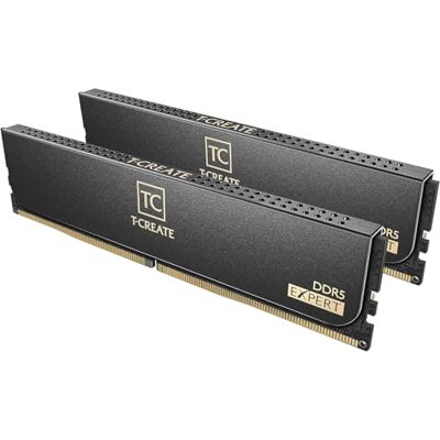 TEAMGROUP T-Create CTCED532G6000HC28ADC01 Lot de 2 barrettes RAM DDR5 10 L CL28 32 Go (2 x 16 Go) 6000 MHz (PC5-48000) Intel XMP 3.0 AMD Expo, noir - Publicité TEAMGROUP T-Create CTCED532G6000HC28ADC01 Lot de 2 barrettes RAM DDR5 10 L CL28 32 Go (2 x 16 Go) 6000 MHz (PC5-48000) Intel XMP 3.0 AMD Expo, noir - Publicité