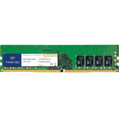 Timetec Premium 8GB DDR4 2666MHz PC4-21300 Non-ECC Unbuffered 1.2V CL19 1Rx8 Rank Single Rank 288pin UDIMM 8GB Mémoire RAM pour Ordinateur de Bureau - Publicité Timetec Premium 8GB DDR4 2666MHz PC4-21300 Non-ECC Unbuffered 1.2V CL19 1Rx8 Rank Single Rank 288pin UDIMM 8GB Mémoire RAM pour Ordinateur de Bureau - Publicité
