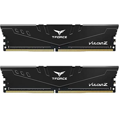 TEAMGROUP T-Force Vulcan Z DDR4 16 Go Kit (2 x 8 Go) 3600 MHz (PC4-28800) CL18 Module de mémoire RAM pour Ordinateur de Bureau Noir – TLZBD416G3600HC18JDC01 - Publicité TEAMGROUP T-Force Vulcan Z DDR4 16 Go Kit (2 x 8 Go) 3600 MHz (PC4-28800) CL18 Module de mémoire RAM pour Ordinateur de Bureau Noir – TLZBD416G3600HC18JDC01 - Publicité