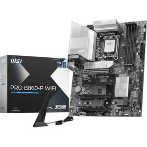 MSI Pro B860-P WiFi Carte mère, ATX pour processeurs Intel Core Ultra (série 2), LGA 1851 DRPS 12 Phases, Mémoire DDR5 (8600+MT/s OC), PCIe 5.0 x16 & 4.0 x16, M.2 Gen5, Wi-FI 7, 5G LAN - Publicité MSI Pro B860-P WiFi Carte mère, ATX pour processeurs Intel Core Ultra (série 2), LGA 1851 DRPS 12 Phases, Mémoire DDR5 (8600+MT/s OC), PCIe 5.0 x16 & 4.0 x16, M.2 Gen5, Wi-FI 7, 5G LAN - Publicité