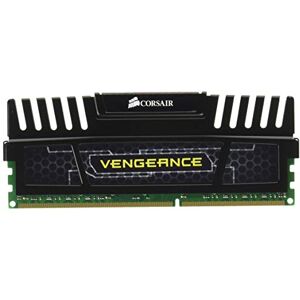 Corsair CMZ16GX3M2A1600C10 Vengeance 16GB (2x8GB) DDR3 1600 Mhz CL10 Mémoire pour ordinateur de bureau performante avec profil XMP. Noir - Publicité