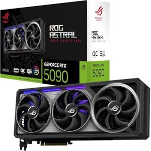 Asus ROG Astral GeForce RTX 5090 OC 32G GDDR7 Gaming Graphics Card PCIe 5.0, 2610MHz Boost Clock, 2 x HDMI 2.1b, 3 x DP 2.1b, 4-Fan Design, Axial-Tech Fans, Patented Vapor Chamber - Publicité Asus ROG Astral GeForce RTX 5090 OC 32G GDDR7 Gaming Graphics Card PCIe 5.0, 2610MHz Boost Clock, 2 x HDMI 2.1b, 3 x DP 2.1b, 4-Fan Design, Axial-Tech Fans, Patented Vapor Chamber - Publicité