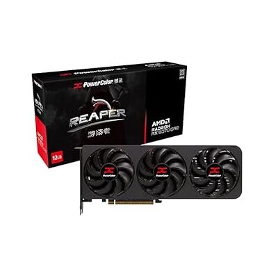PowerColor Reaper AMD Radeon RX 9070 GRE 12 Go GDDR6 - Publicité PowerColor Reaper AMD Radeon RX 9070 GRE 12 Go GDDR6 - Publicité