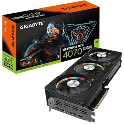 GIGABYTE - RTX 4070 SUPER - 12GB - Carte graphique - Publicité GIGABYTE - RTX 4070 SUPER - 12GB - Carte graphique - Publicité