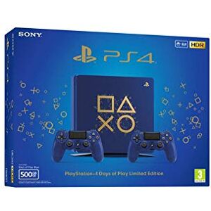 Sony PlayStation, PS4 500 Go Edition Limitée Days of Play + 2ème Manette Edition Limitée Days of Play - Publicité Sony PlayStation, PS4 500 Go Edition Limitée Days of Play + 2ème Manette Edition Limitée Days of Play - Publicité
